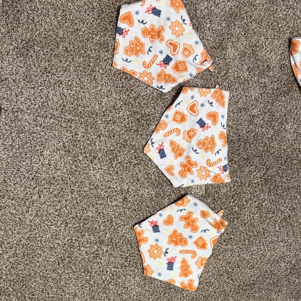 Jammies For Families Holiday Dog Bandanas (S/M)